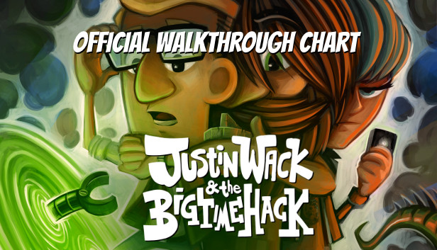 Justin Wack and the Big Time Hack - Official Walkthrough Chart