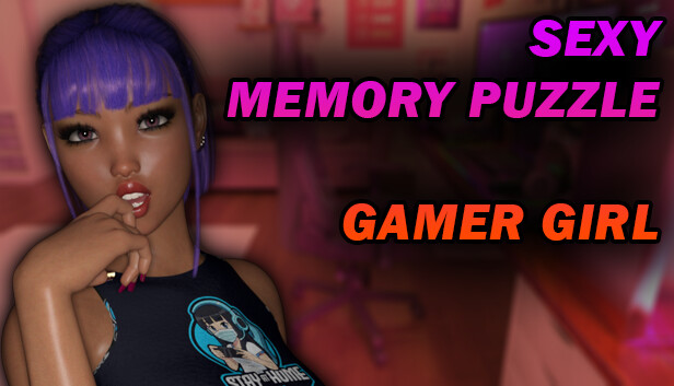 Sexy Memory Puzzle - Gamer Girl