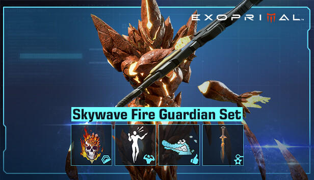 Exoprimal - Skywave Fire Guardian Set