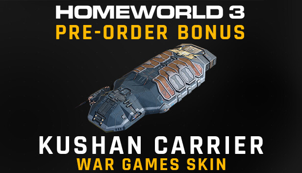 Homeworld 3 - Pre-Order Bonus - Kushan Carrier Skin