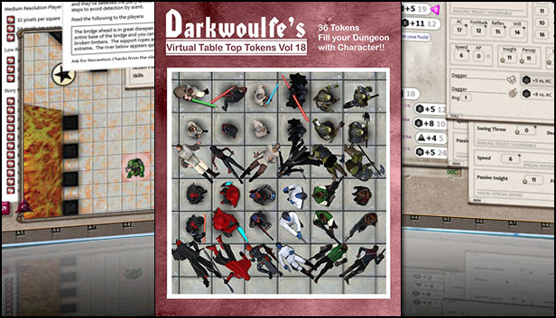 Fantasy Grounds - Darkwoulfe's Token Pack Volume 18