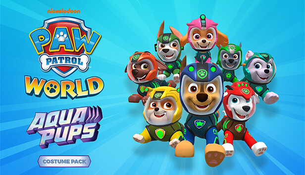 PAW Patrol World - Świat Psiego Patrolu - Aqua Pups - Zestaw kostiumów