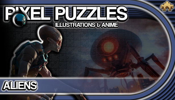 Pixel Puzzles Illustrations & Anime - Jigsaw Pack: Aliens