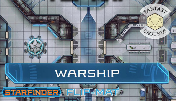 Fantasy Grounds - Starfinder RPG - Flipmat - Warship