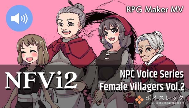 RPG Maker MV - NPC Female Villagers Vol.2