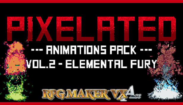 RPG Maker VX Ace - Pixelated Animations Pack Vol.2