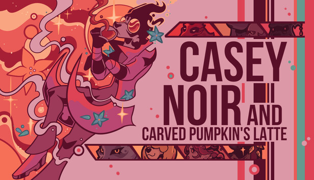Casey Noir and Carved Pumpkin's Latte