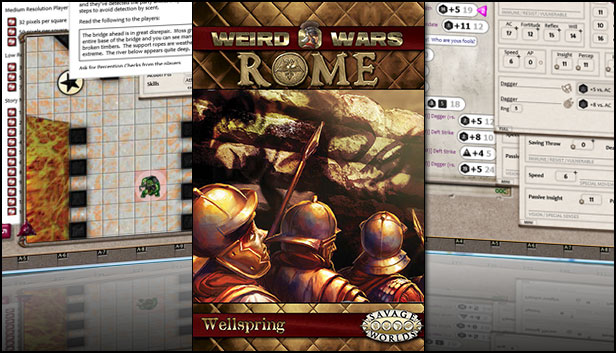 Fantasy Grounds - Weird Wars Rome: Wellspring (Savage Worlds)