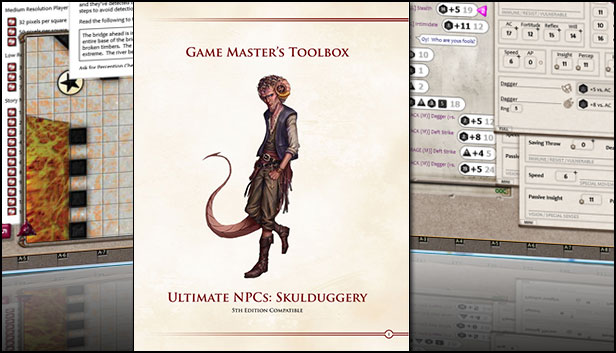 Fantasy Grounds - Ultimate NPCs: Skulduggery (5E)