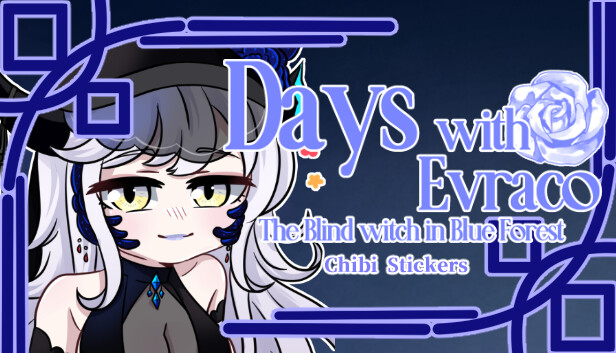 Days with Evraco: The Blind Witch in Blue Forest-Chibi Stickers