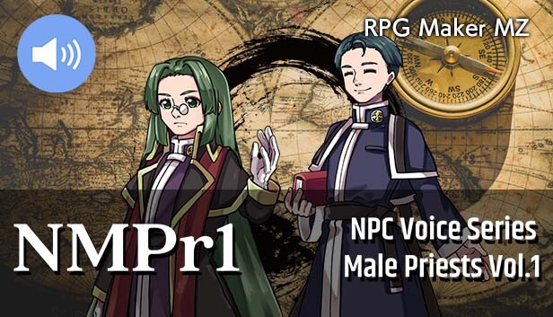 RPG Maker MZ - NPC Male Priests Vol.1