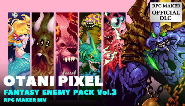 RPG Maker MV - Otani Pixel Fantasy Enemy Pack Vol.3