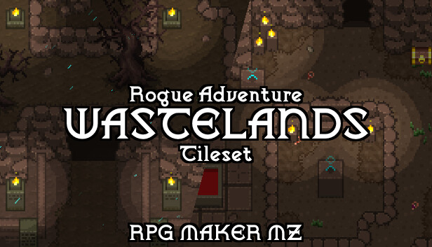 RPG Maker MZ - Rogue Adventure - Wastelands Tileset