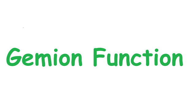 Gemion Function