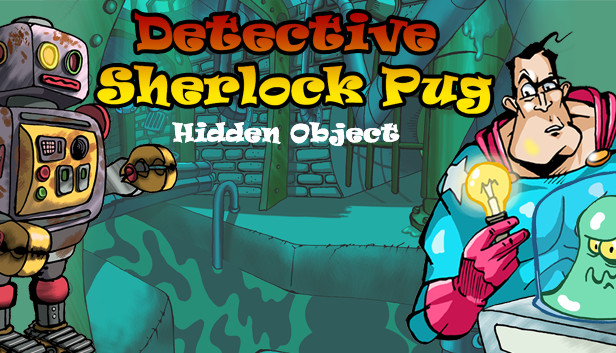 Detective Sherlock Pug - Hidden Object. Relaxing games