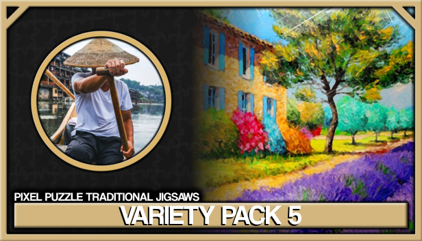 Pixel Puzzles Traditional Jigsaws Pack: Variety Pack 5