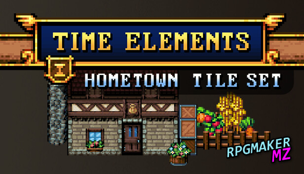 RPG Maker MZ - Time Elements - Hometown Tileset