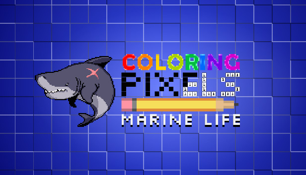 Coloring Pixels - Marine Life Pack