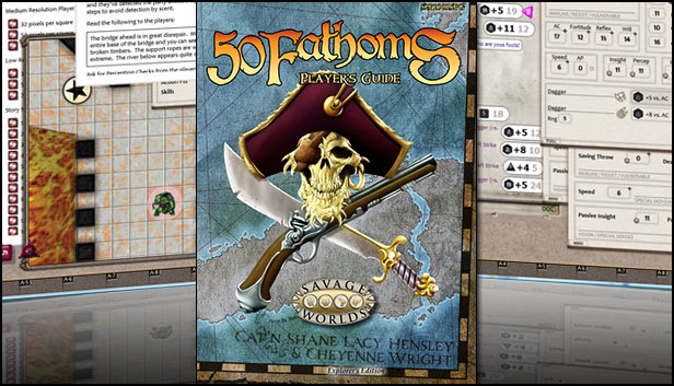 Fantasy Grounds - 50 Fathom's Player's Guide (Savage Worlds)