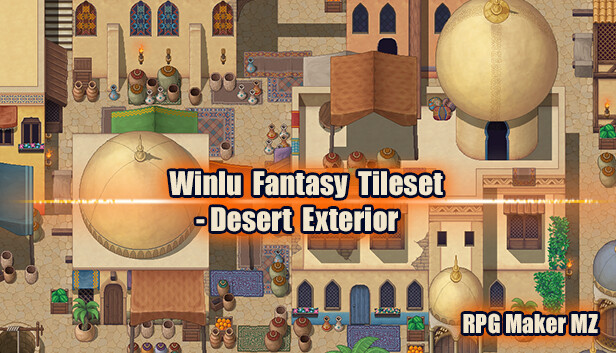 RPG Maker MZ - Winlu Fantasy Tileset - Desert Exterior