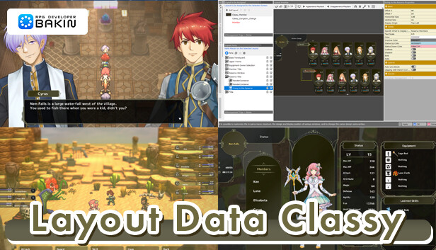 RPG Developer Bakin Layout Data Classy