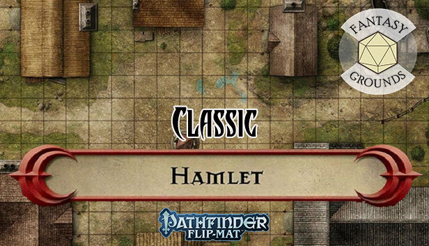 Fantasy Grounds - Pathfinder RPG - Pathfinder Flip-Mat - Classic Hamlet