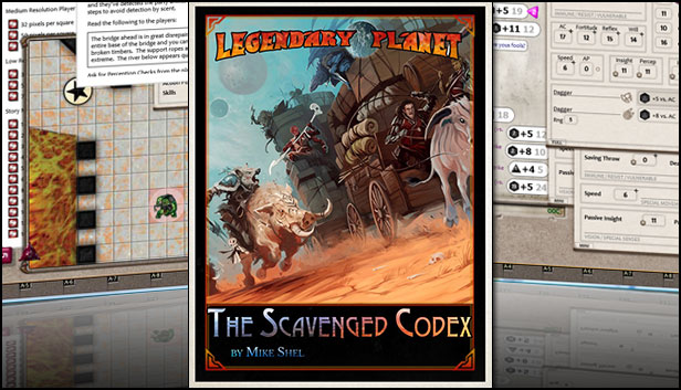 Fantasy Grounds - Legendary Planet: The Scavenged Codex (5E)
