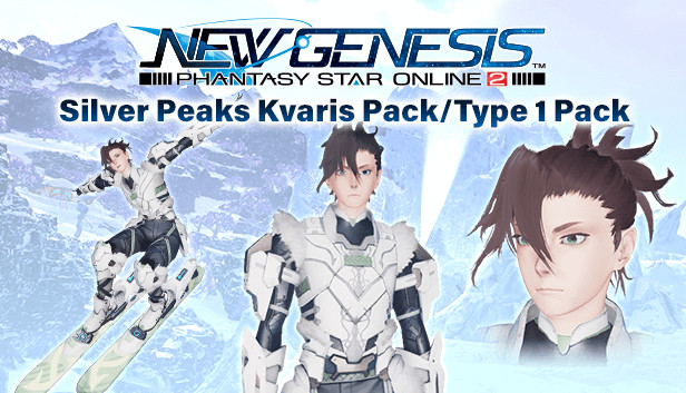 Phantasy Star Online 2 New Genesis - Silver Peaks Kvaris Pack/Type 1 Pack