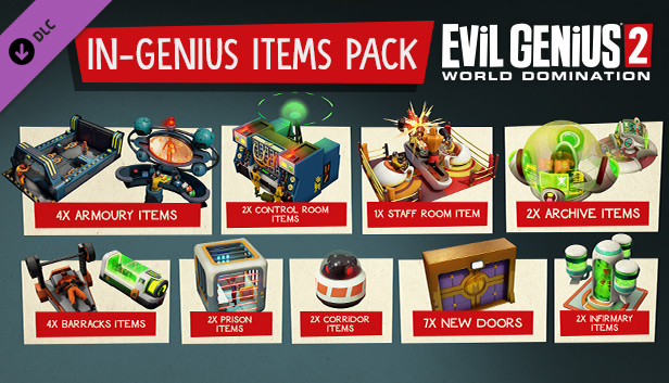 Evil Genius 2: In-Genius Items Pack