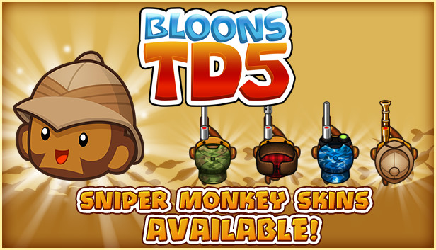 Bloons TD 5 - Hunter Sniper Monkey Skin