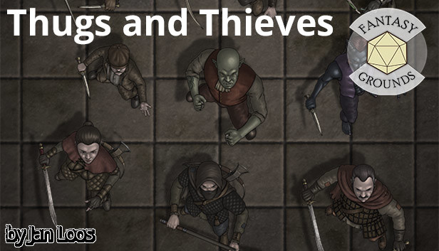 Fantasy Grounds - Jans Token Pack 23 - Thugs and Thieves