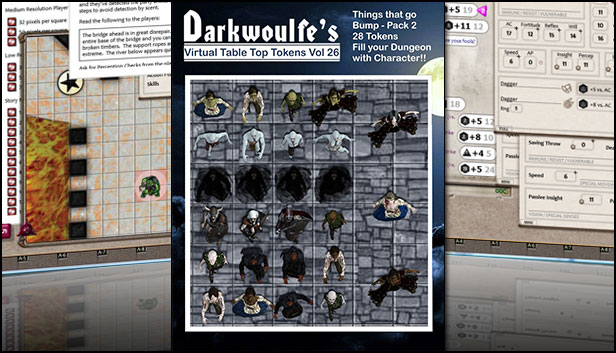 Fantasy Grounds - Darkwoulfe's Volume 26 - Things that go Bump Pack 2 (Token Pack)