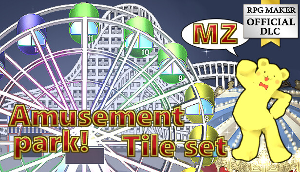 RPG Maker MZ - Amusement park! Tile set