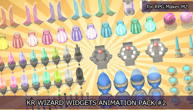 RPG Maker MZ - KR Wizard Widgets Animations Pack 2