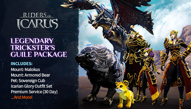 Riders of Icarus - Legendary Trickster's Guile Package