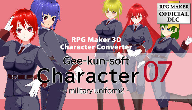 RPG Maker 3D Character Converter - Gee-kun-soft character 07 military uniform 2