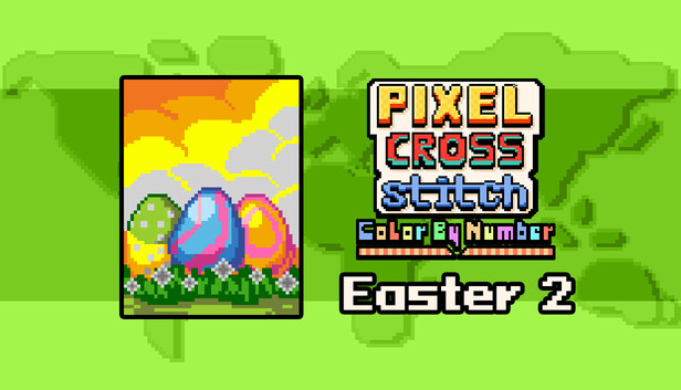 Pixel Cross Stitch - Easter Pack 2