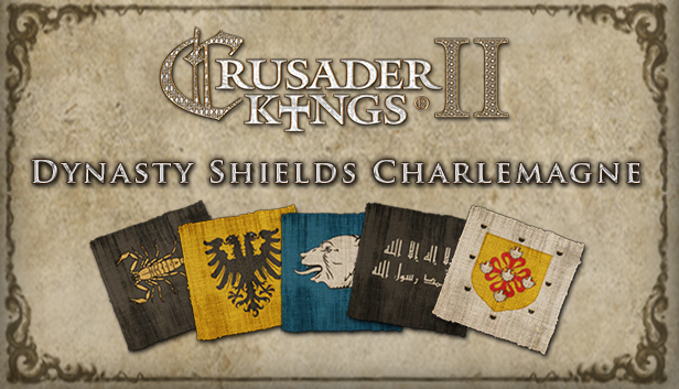 Crusader Kings II: Dynasty Shields Charlemagne