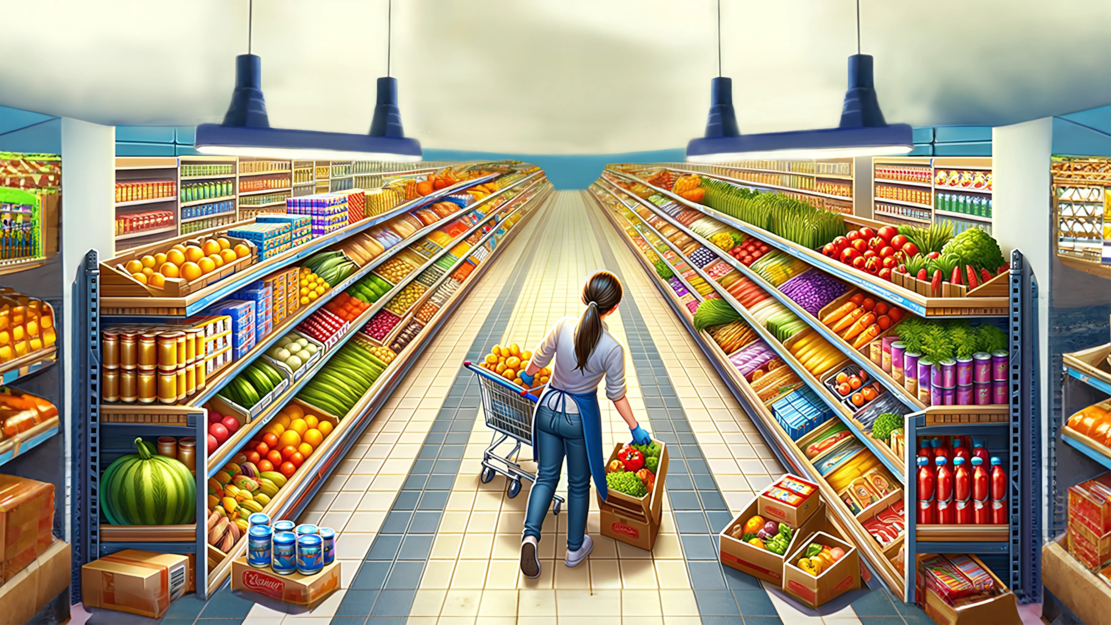 Supermarket Manager Simulator