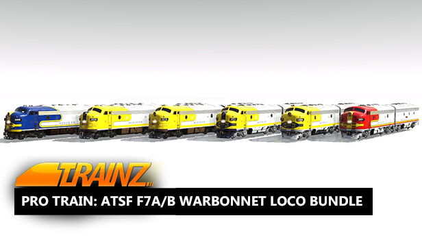 Trainz 2022 DLC - Pro Train: ATSF F7A/B Warbonnet Loco Bundle
