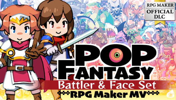 RPG Maker MV - Pop Fantasy Battler and Face Set