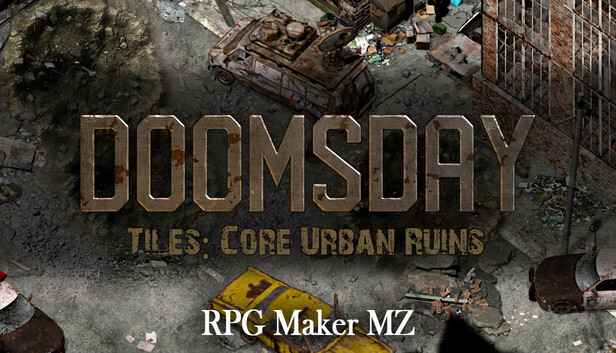RPG Maker MZ - Doomsday Tiles - Core Urban Ruins