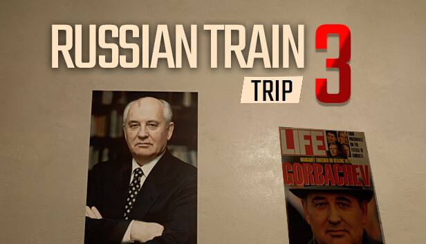 Russian Train Trip 3 - Gorbachev's posters in the apartment