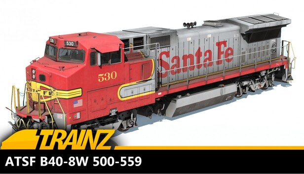 Trainz 2022 DLC - ATSF B40-8W 500-559