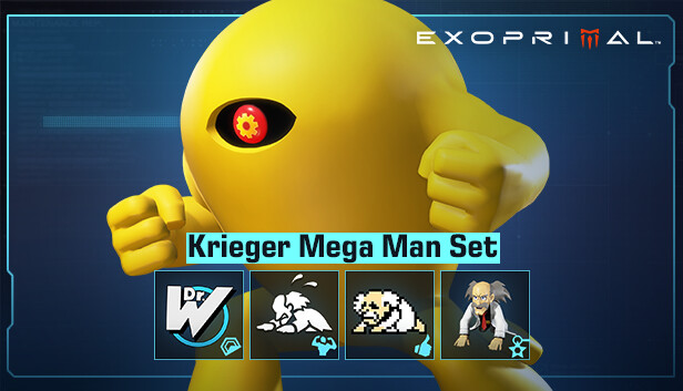 Exoprimal - Zestaw Mega Man dla egzopancerza Krieger