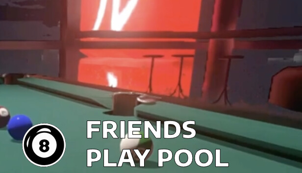 Friends Play Pool