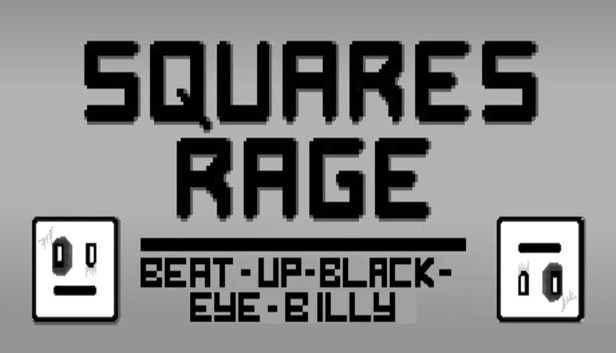 Squares Rage Character - Beat-Up-Black-Eyed Billy