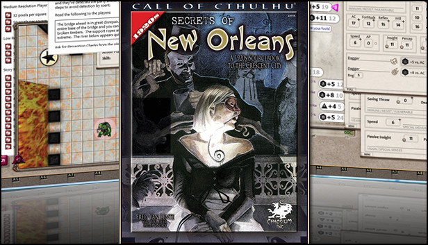 Fantasy Grounds - Call of Cthulhu: Secrets of New Orleans