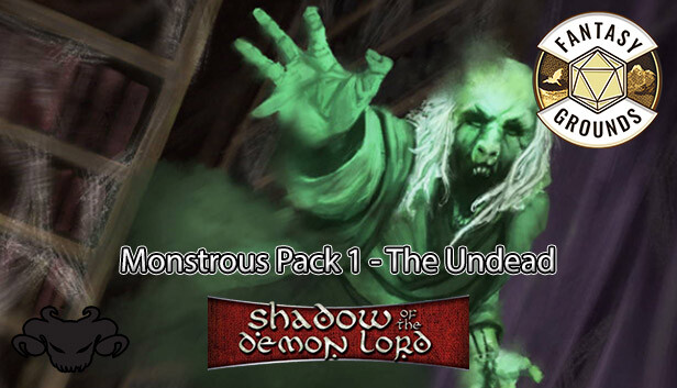 Fantasy Grounds - Shadow of the Demon Lord Monstrous Pack 1 - The Undead