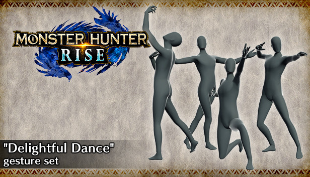 MONSTER HUNTER RISE - Zestaw gestów „Zachwycający taniec”